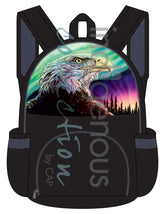 Sky Dance – Wolf Song Foldable Backpack by Amy Keller-Rempp (Mohawk Artist)